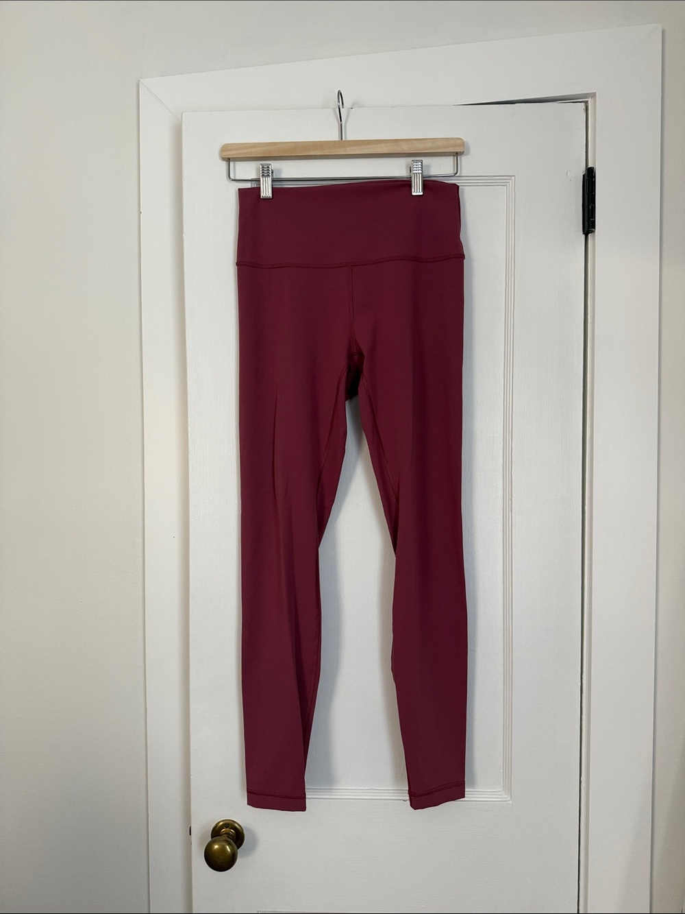 Lululemon Wunder Under High-Rise Dark Mauve Misty Merlot Leggings Size 8